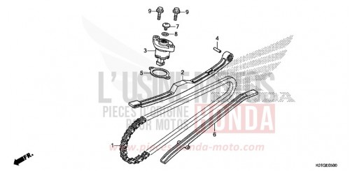 CAM CHAIN/TENSIONER SH125ADG de 2016